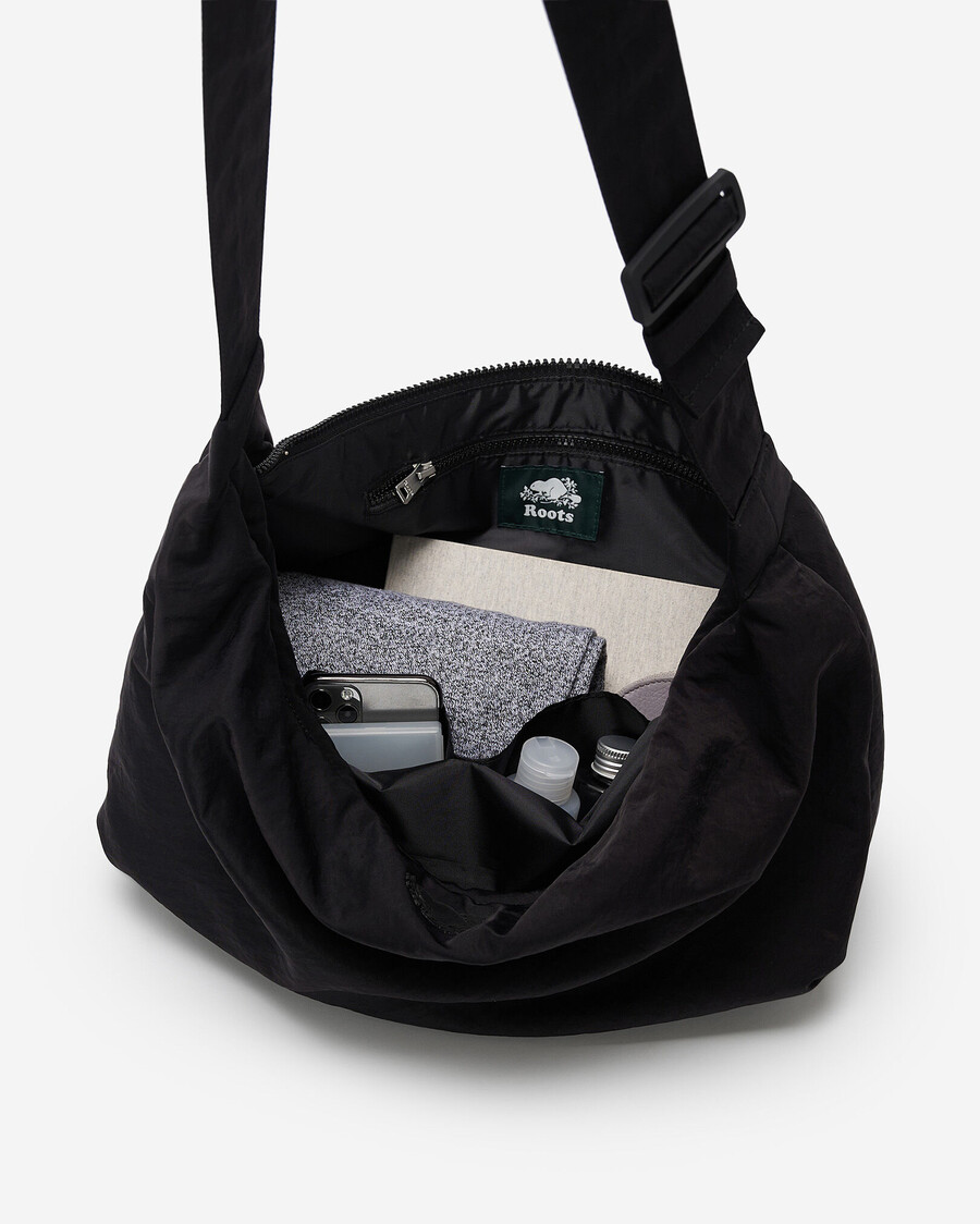 nylon xl crescent-väska