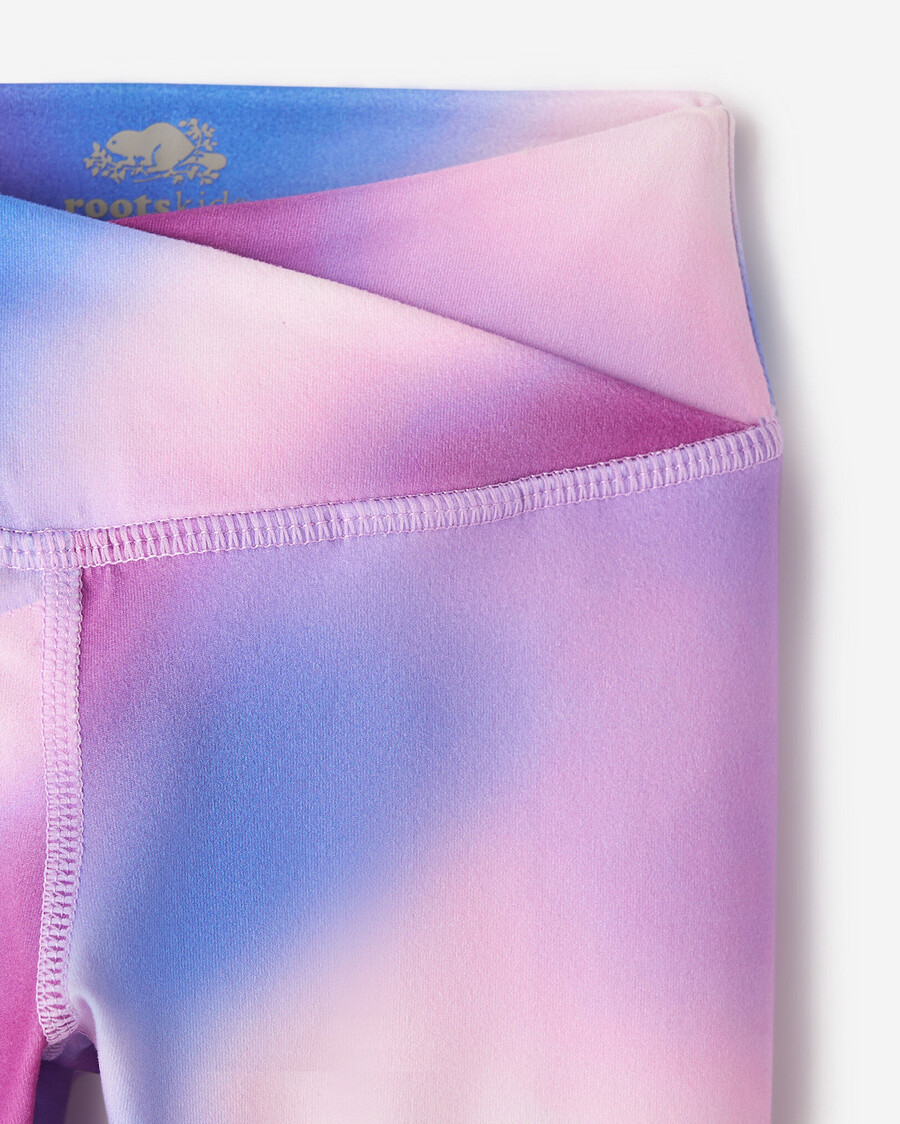 aktiva omlottleggings för små flickor