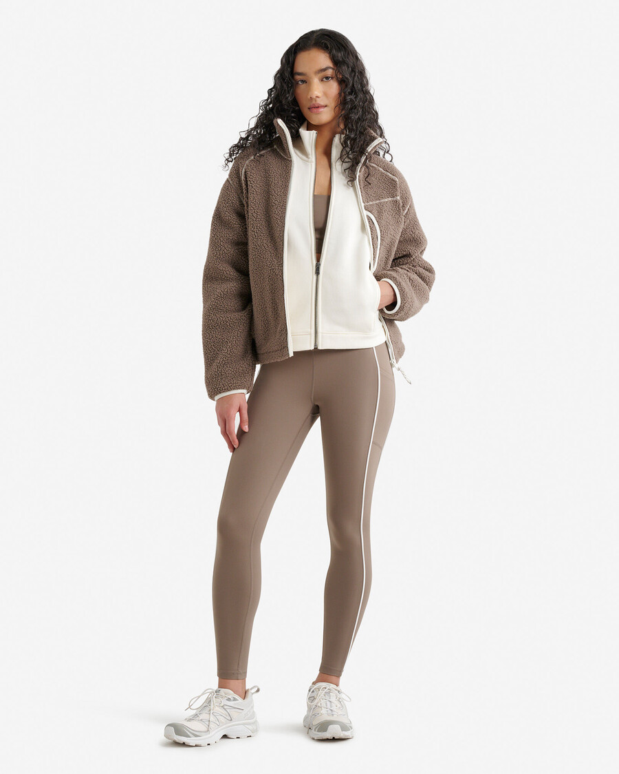 restore stretchiga leggings med piping