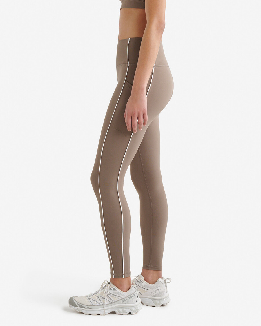 restore stretchiga leggings med piping