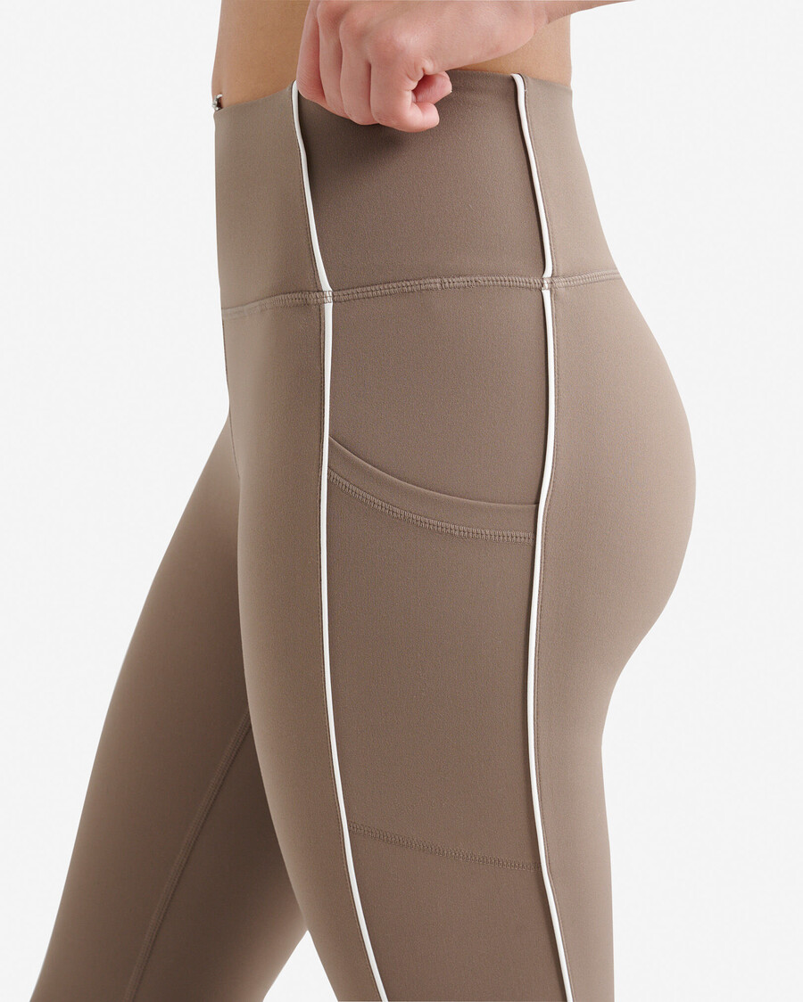 restore stretchiga leggings med piping