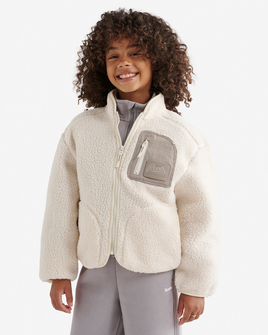 barn alta shearling fleecejacka