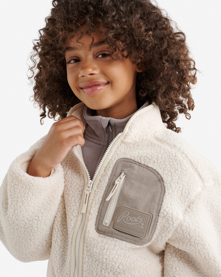 barn alta shearling fleecejacka