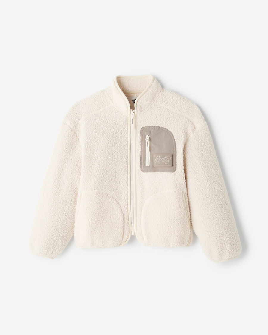 barn alta shearling fleecejacka