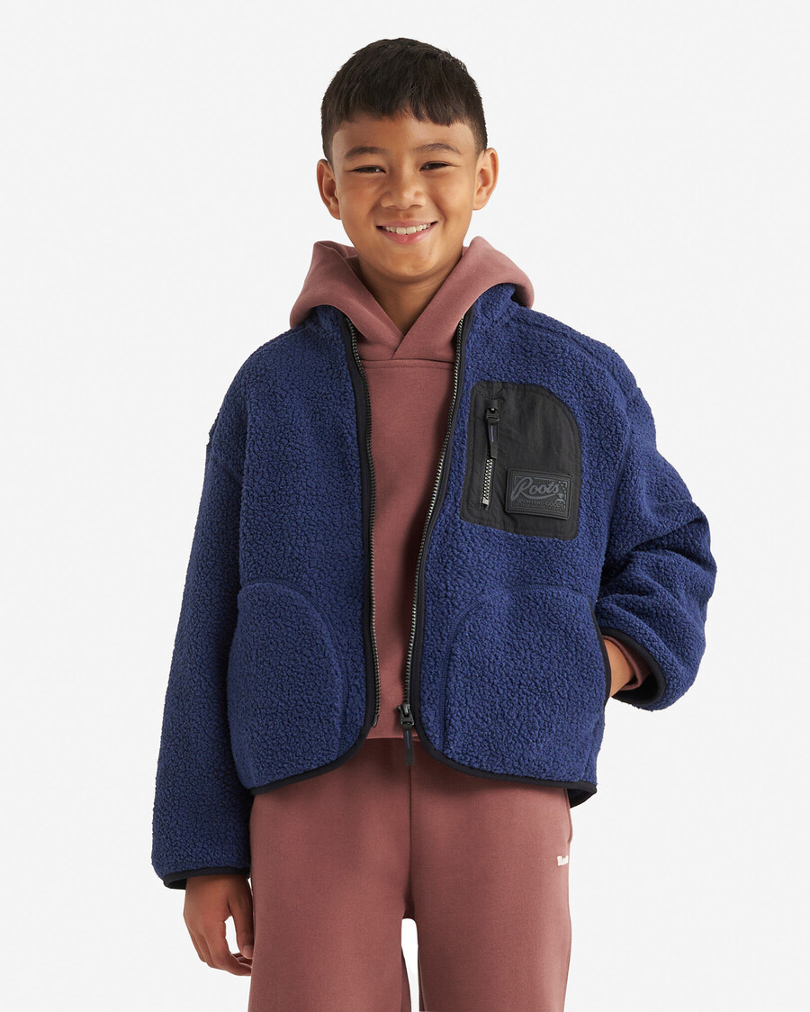 barn alta shearling fleecejacka