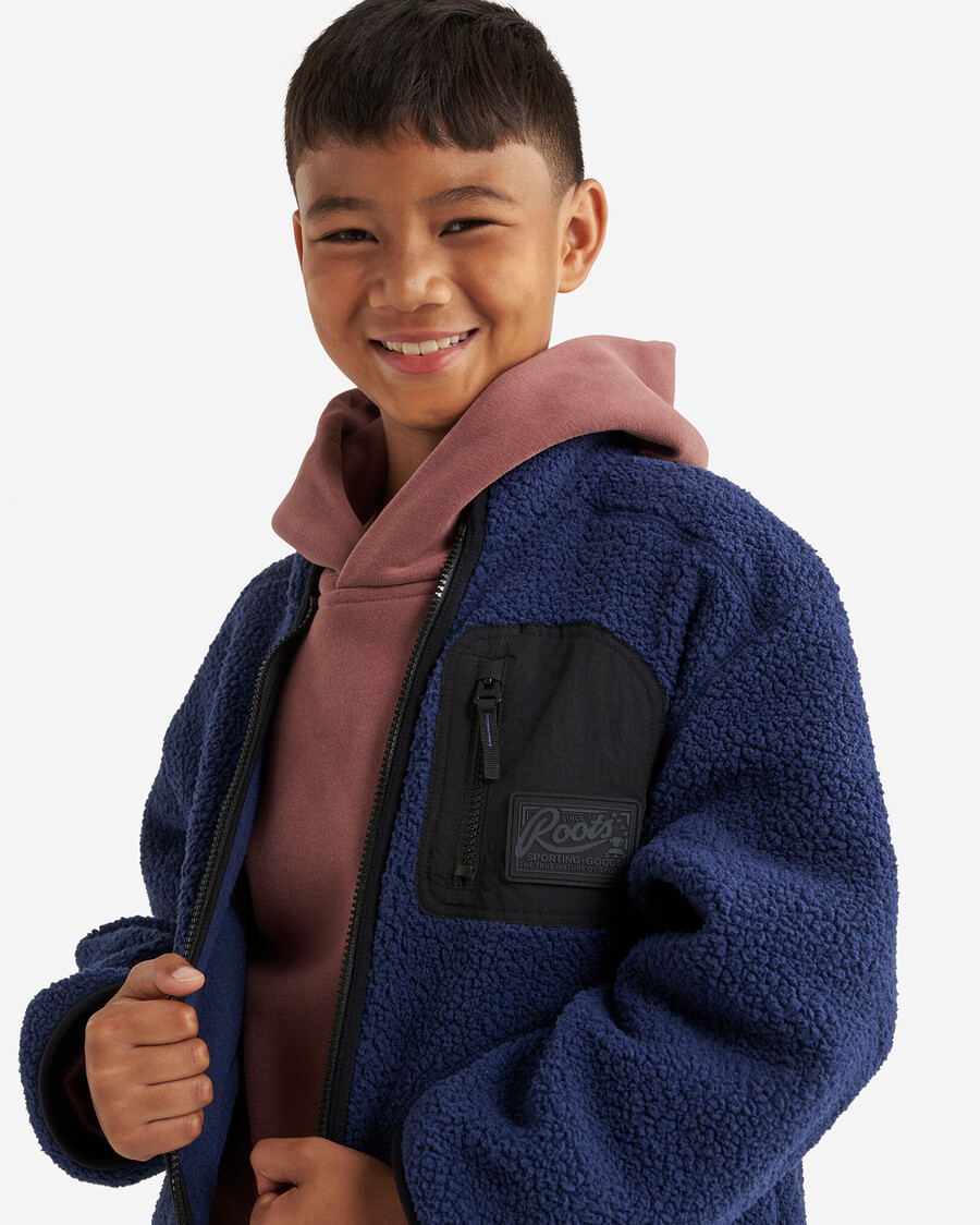 barn alta shearling fleecejacka
