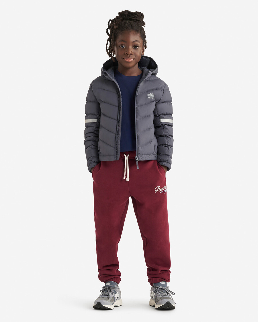 kids roots down packable jacket