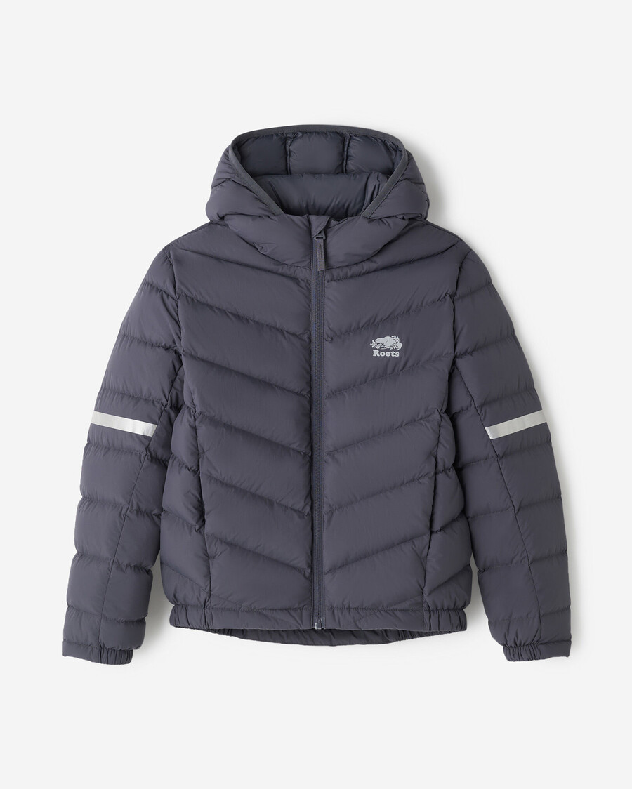 kids roots down packable jacket