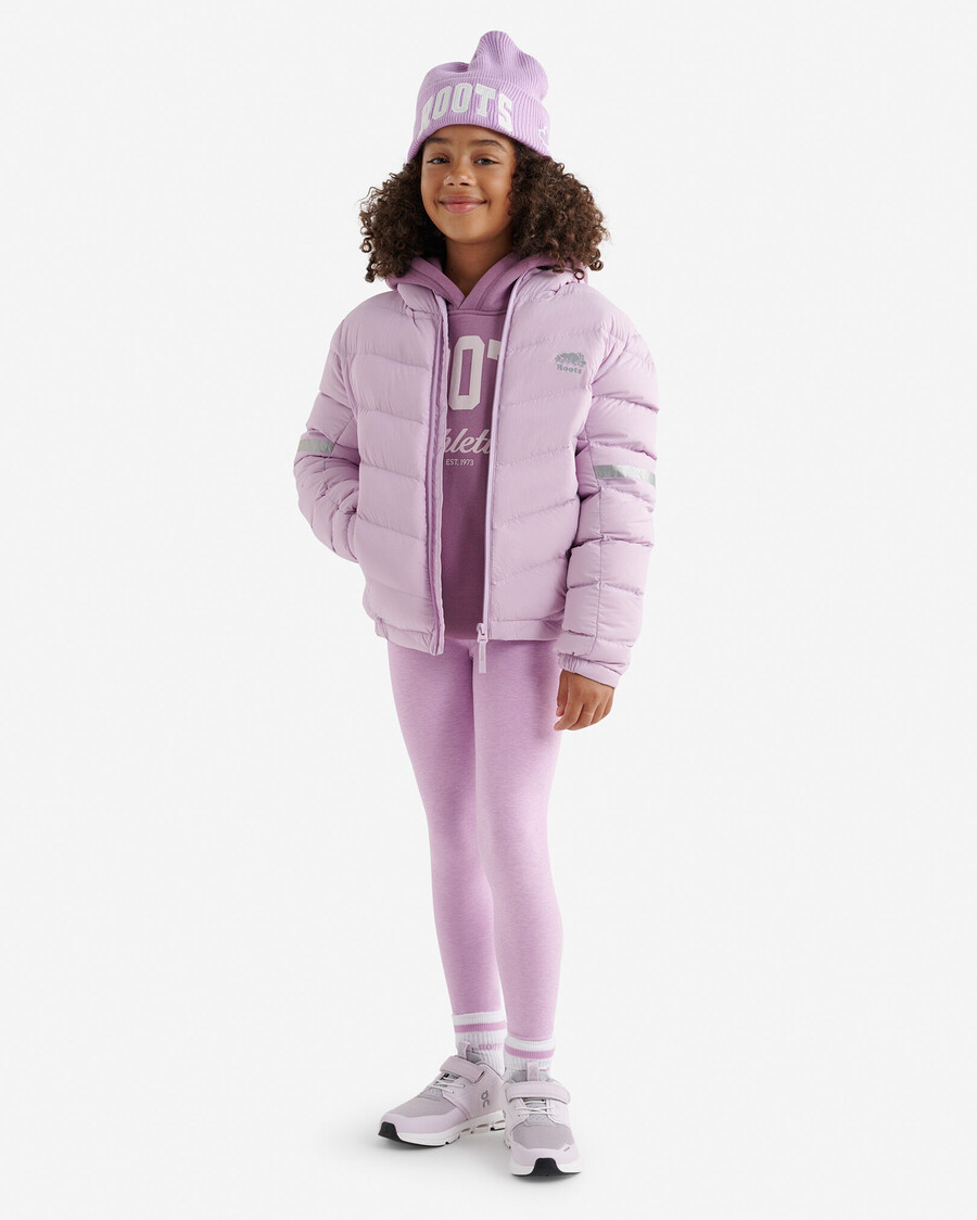 kids roots down packable jacket
