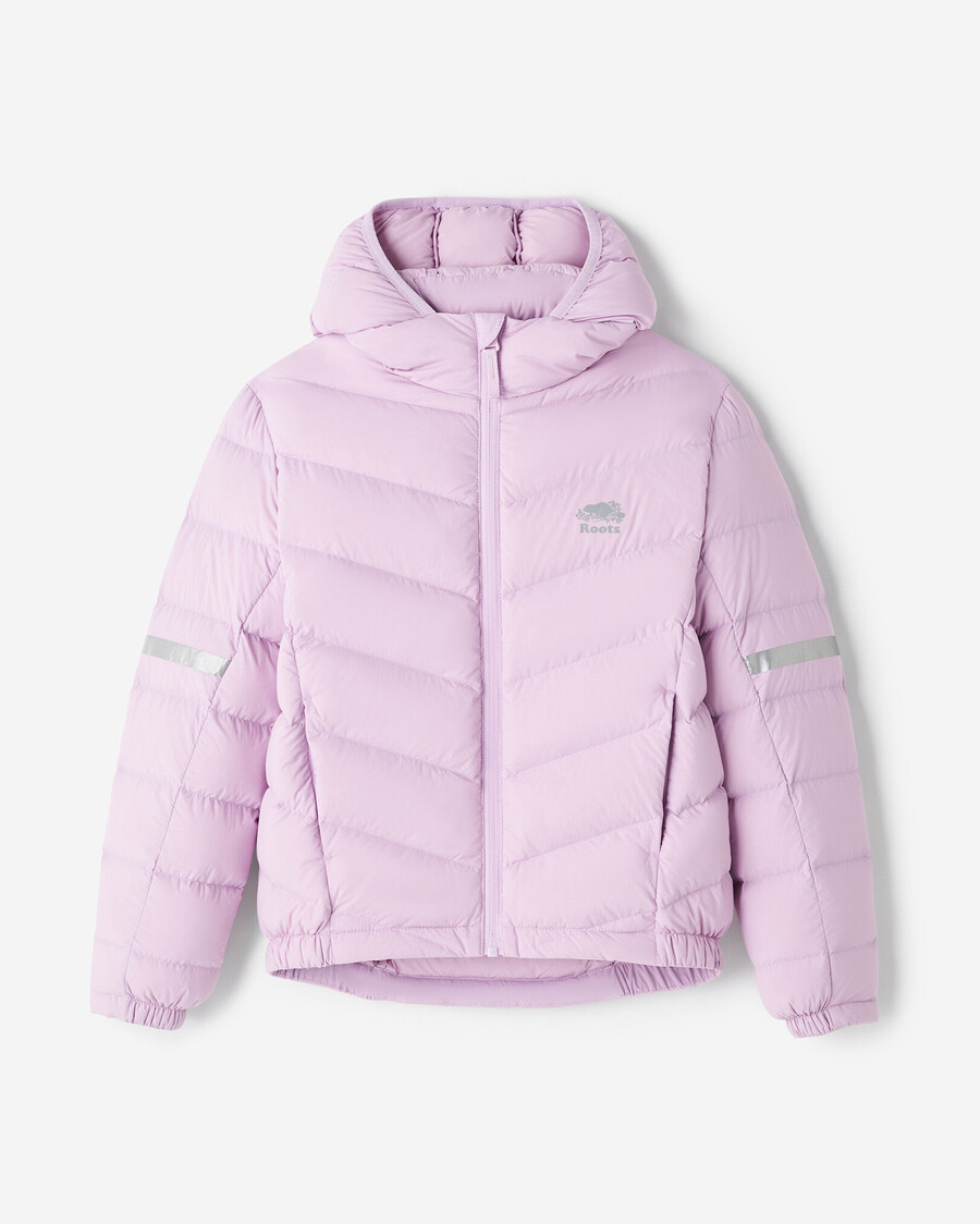 kids roots down packable jacket