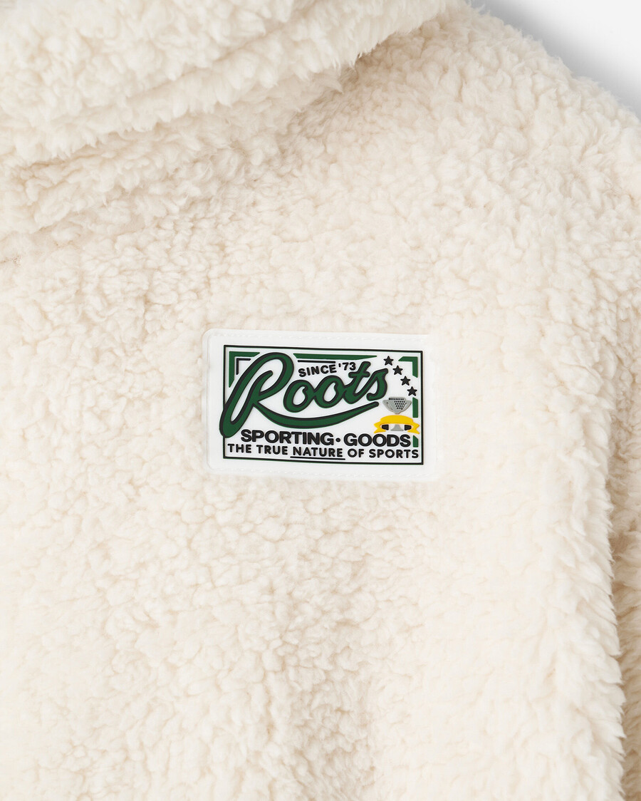 barn creekside shearling fleece heldragkedja hoodie