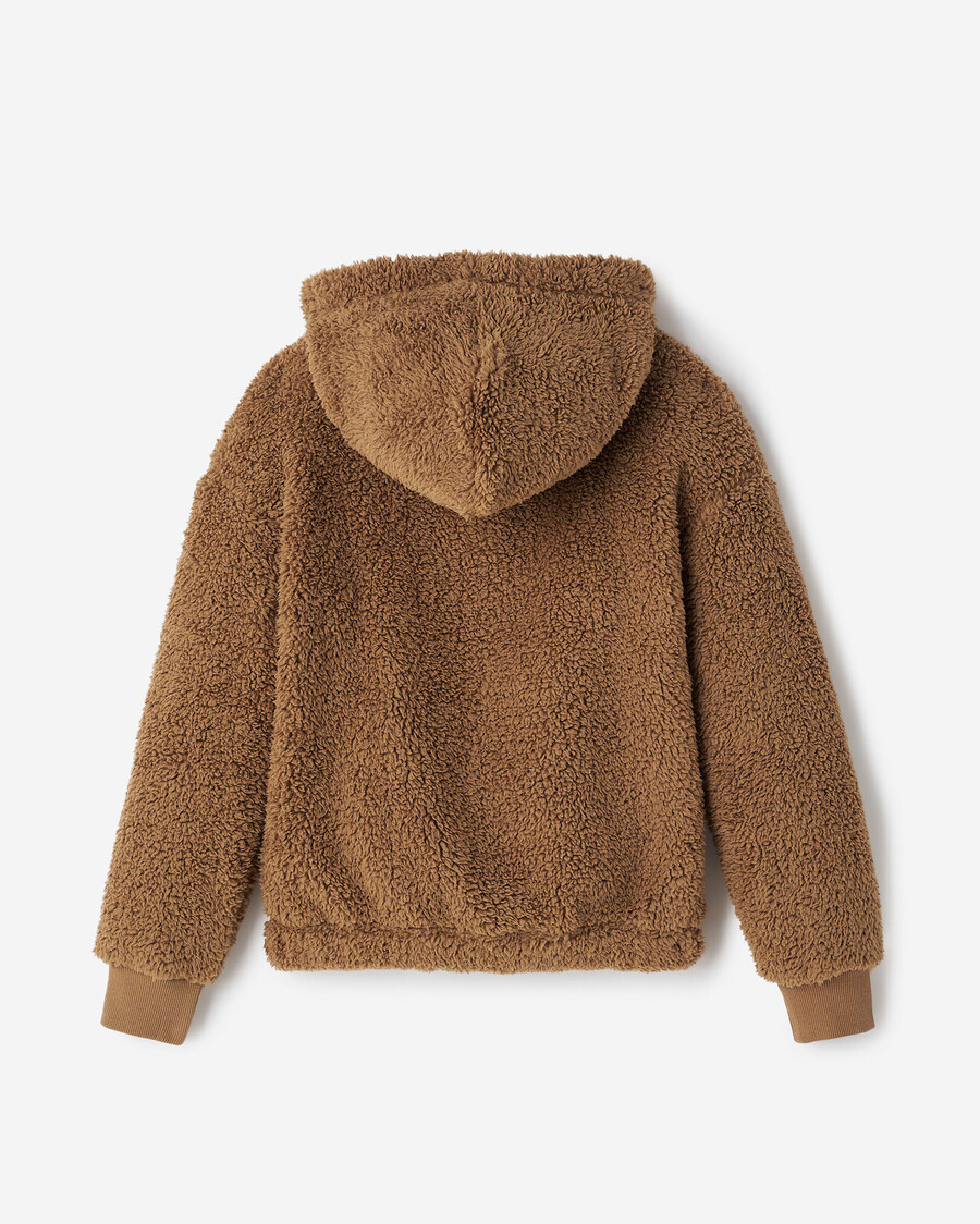 barn creekside shearling fleece heldragkedja hoodie