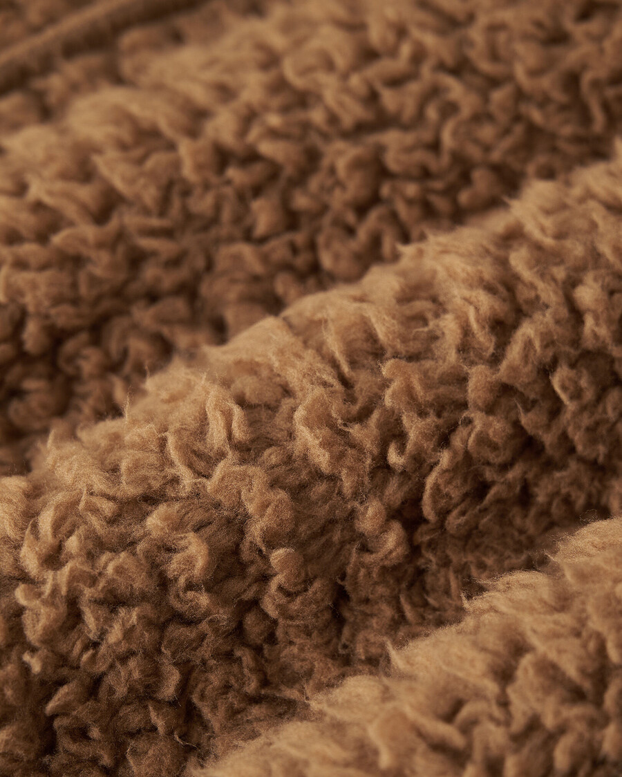 barn creekside shearling fleece heldragkedja hoodie