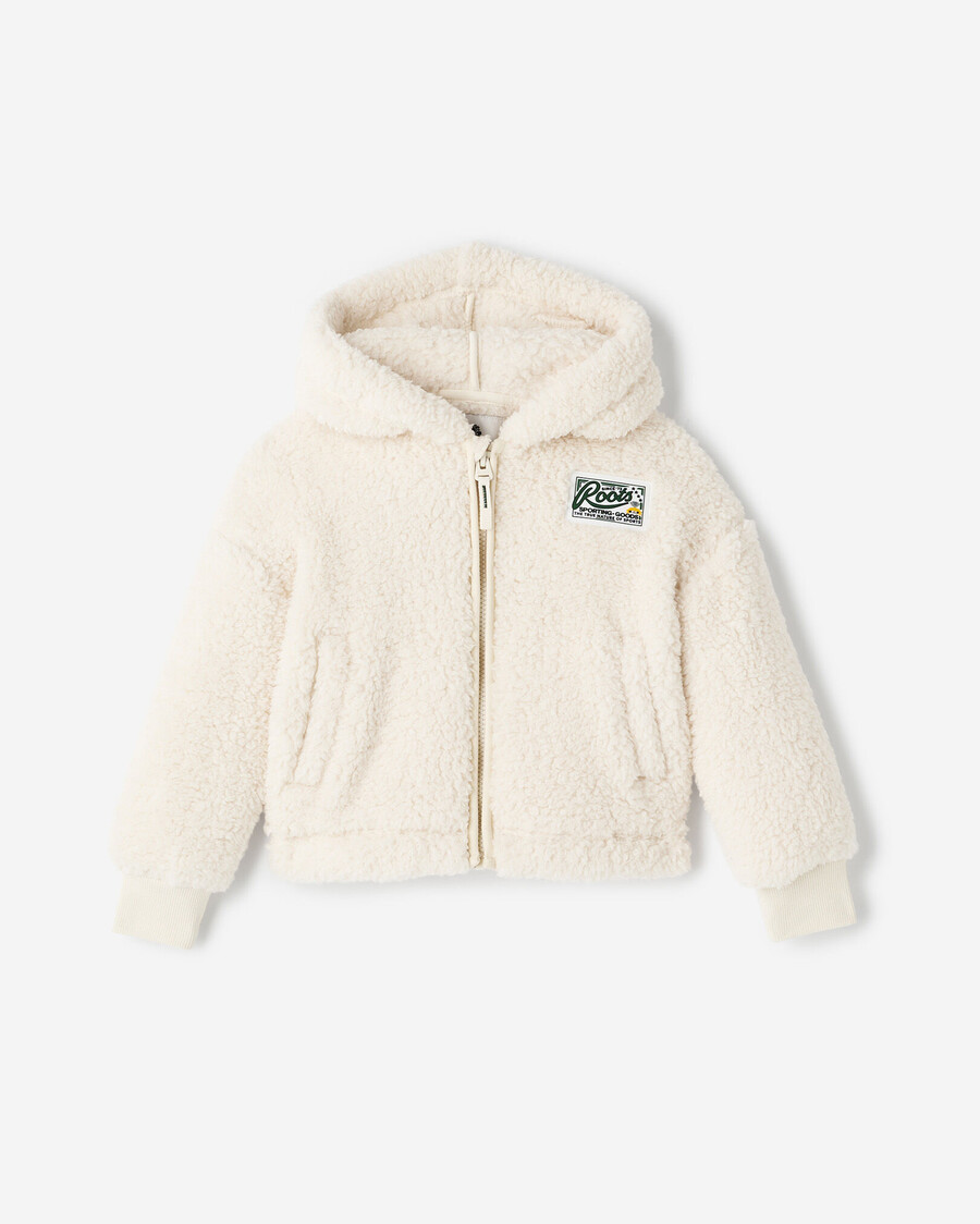 creekside shearling fleece heldragkedja för småbarn