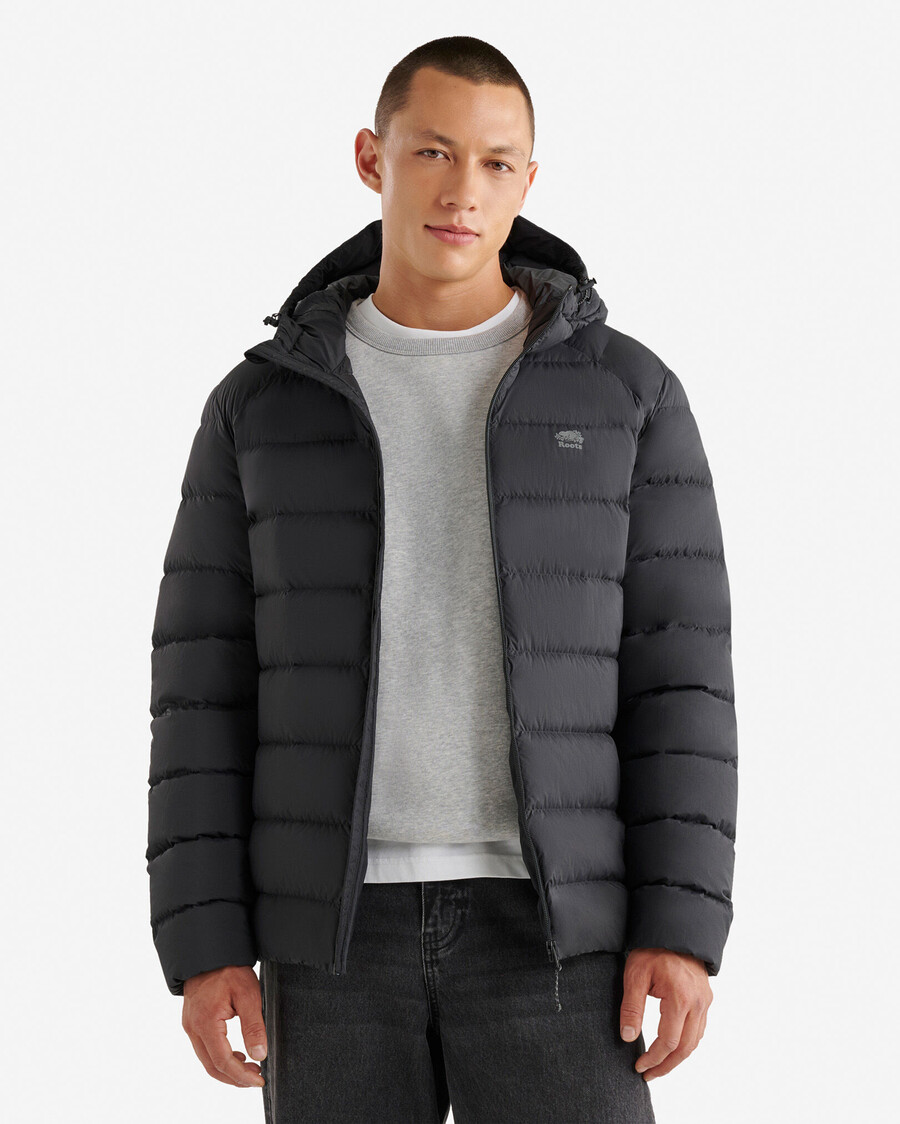 roots down packable jacket