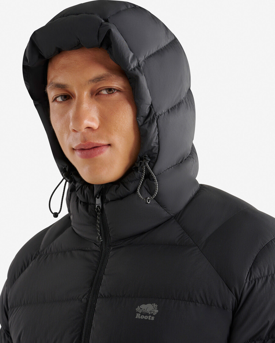 roots down packable jacket
