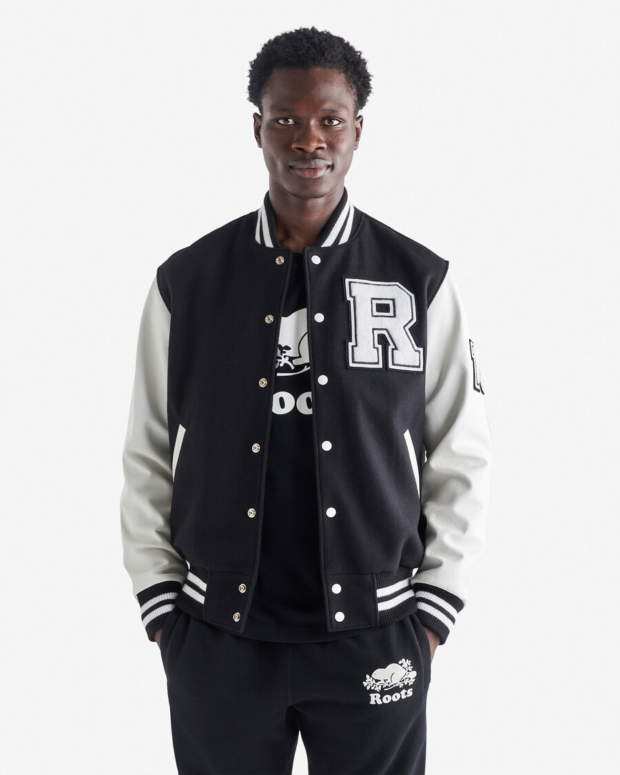 herr vintage varsity jacka
