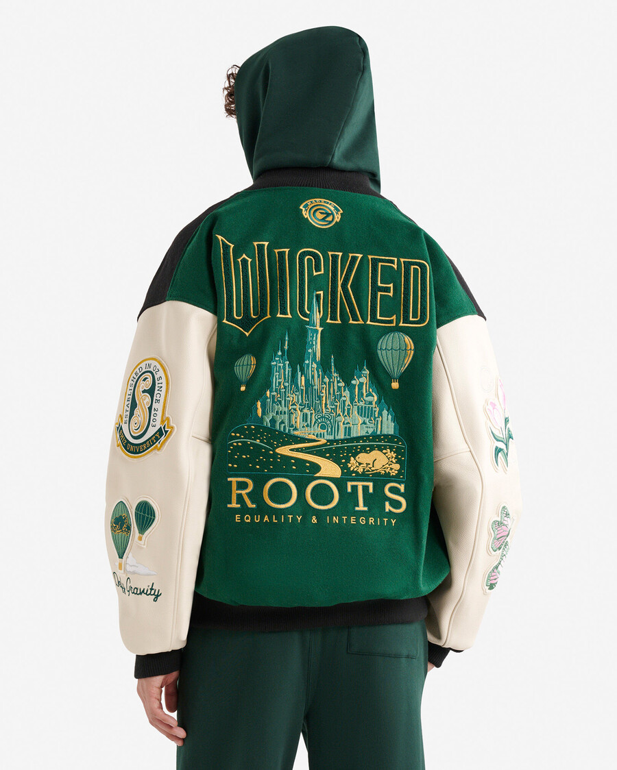 roots x wicked varsity-jacka