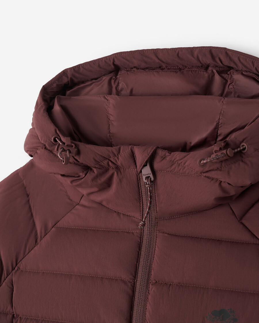 roots down packable jacket