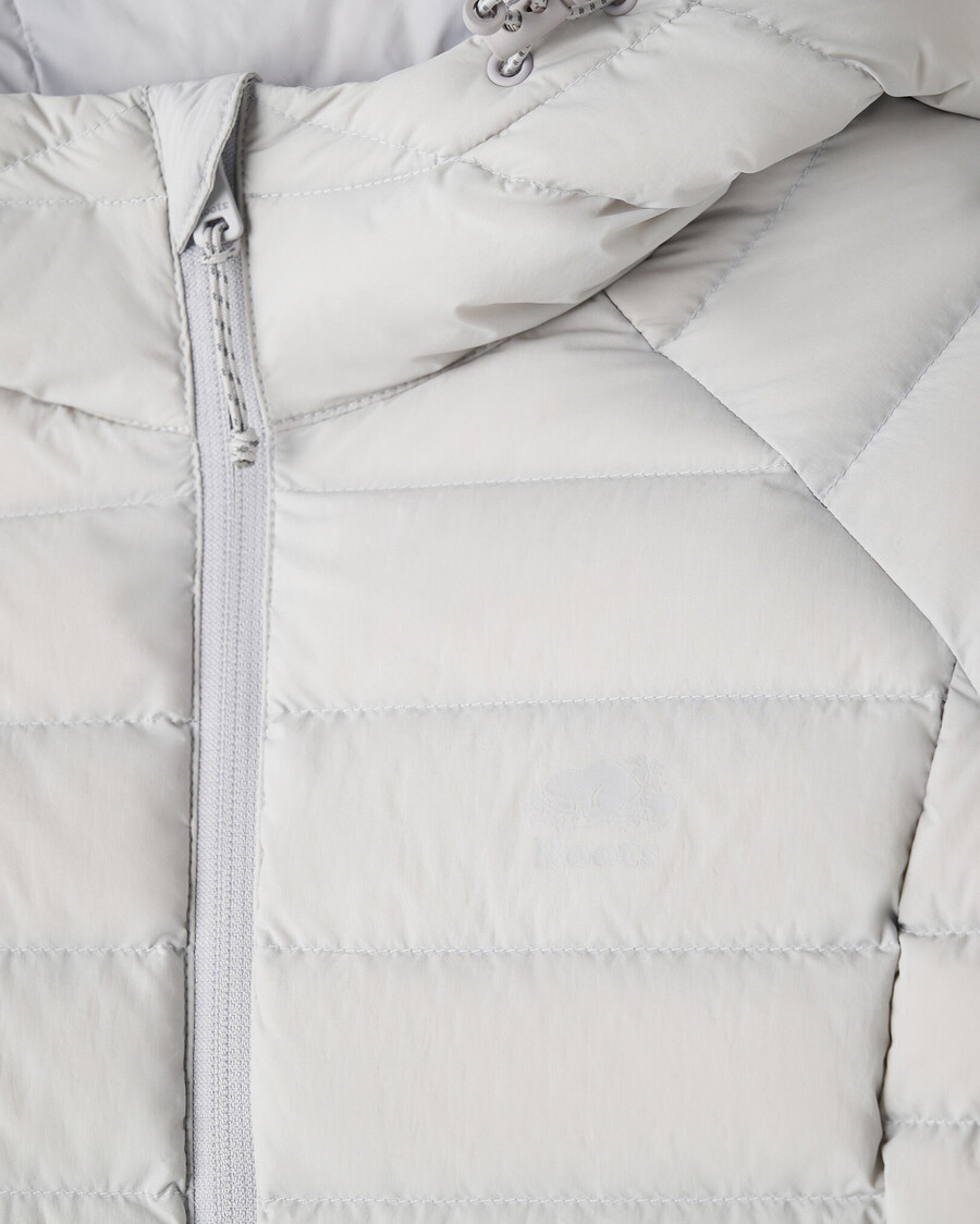 roots down packable jacket