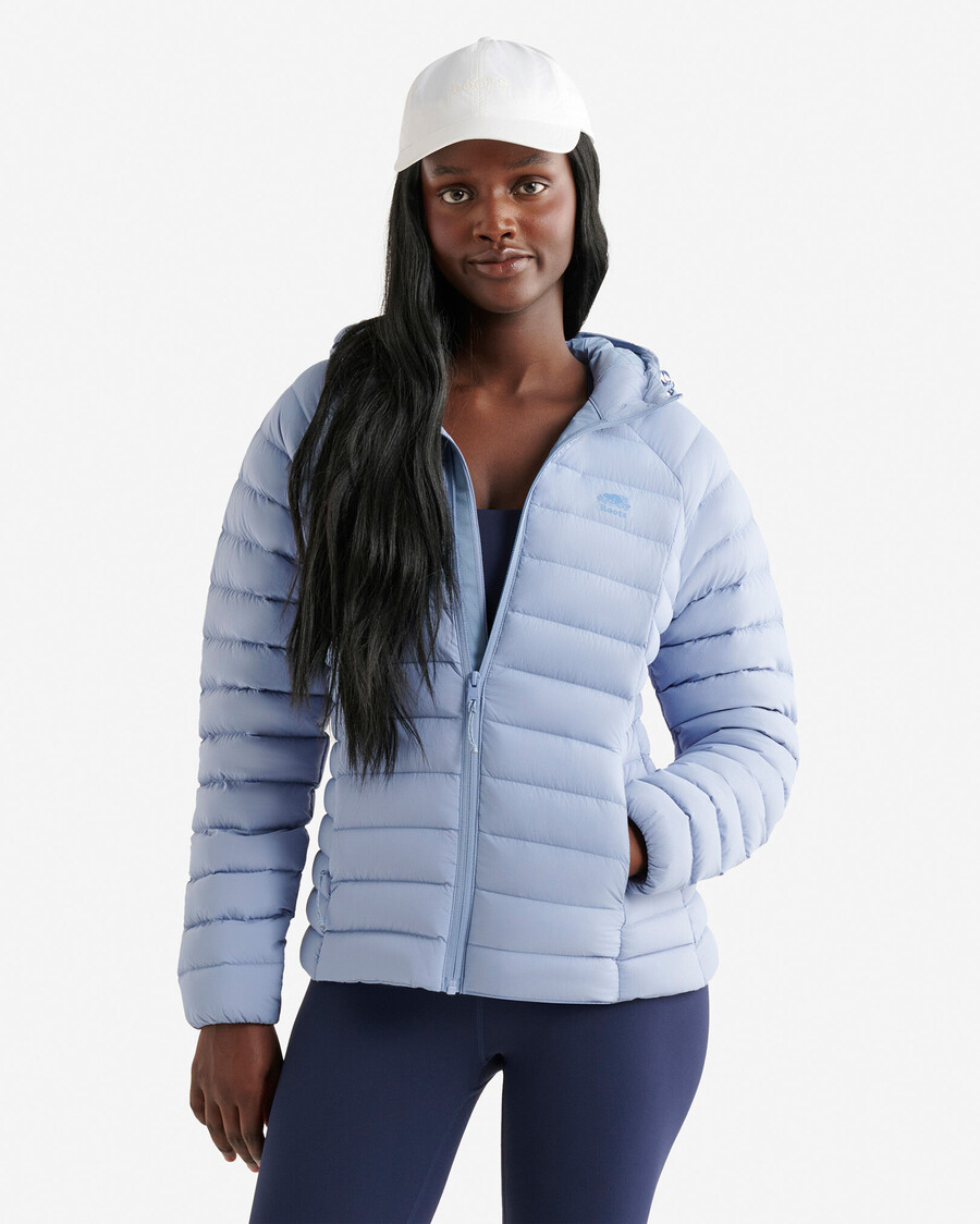 roots down packable jacket