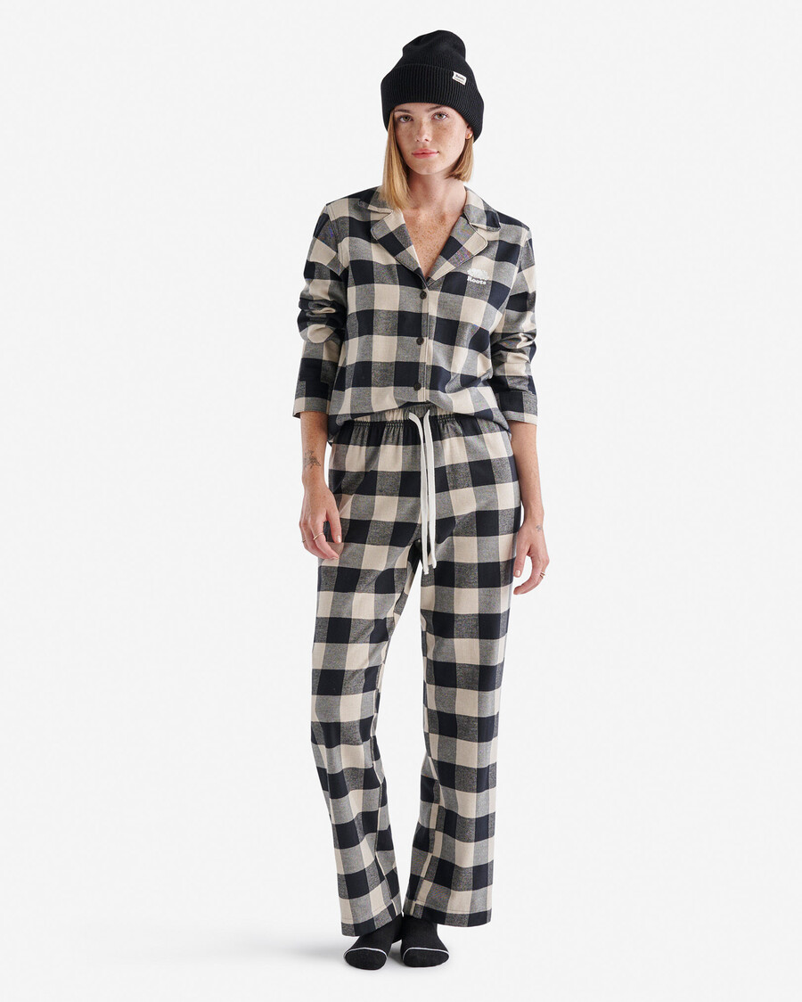 damkläder park rutigt pyjamasset