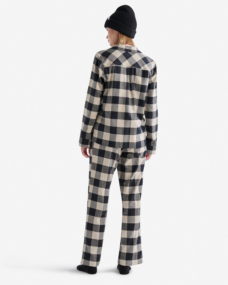 damkläder park rutigt pyjamasset