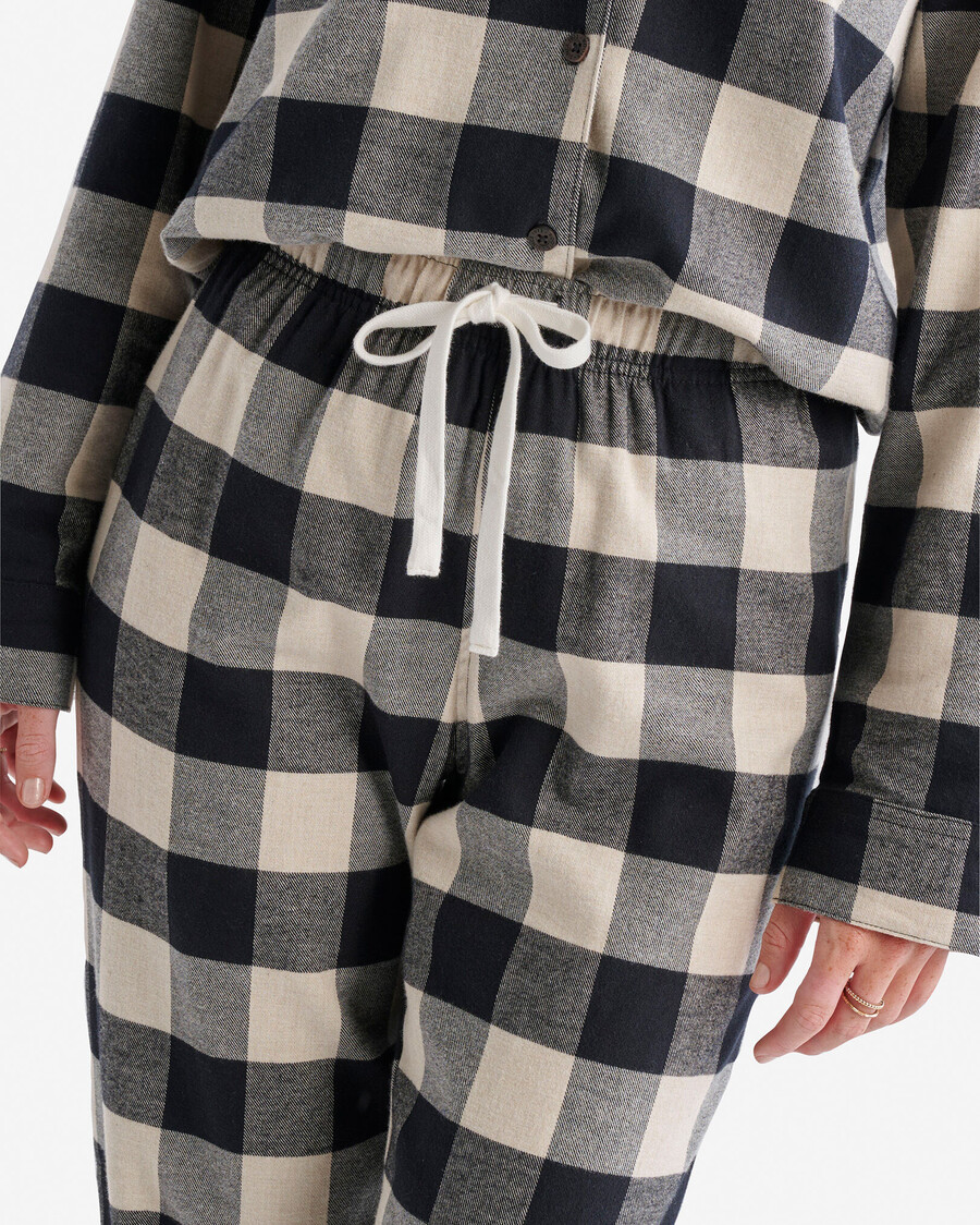 damkläder park rutigt pyjamasset