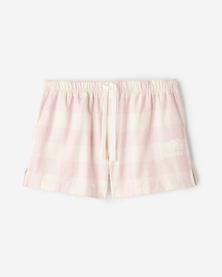rutig pyjamaskort för kvinnor