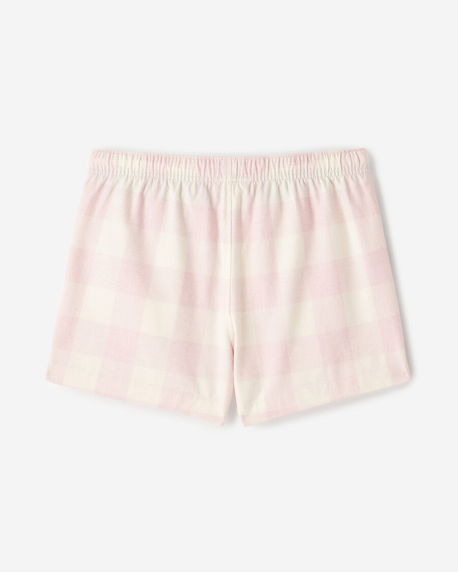 rutig pyjamaskort för kvinnor