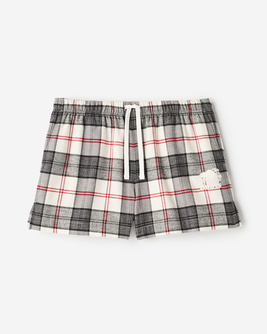 rutig pyjamaskort för kvinnor