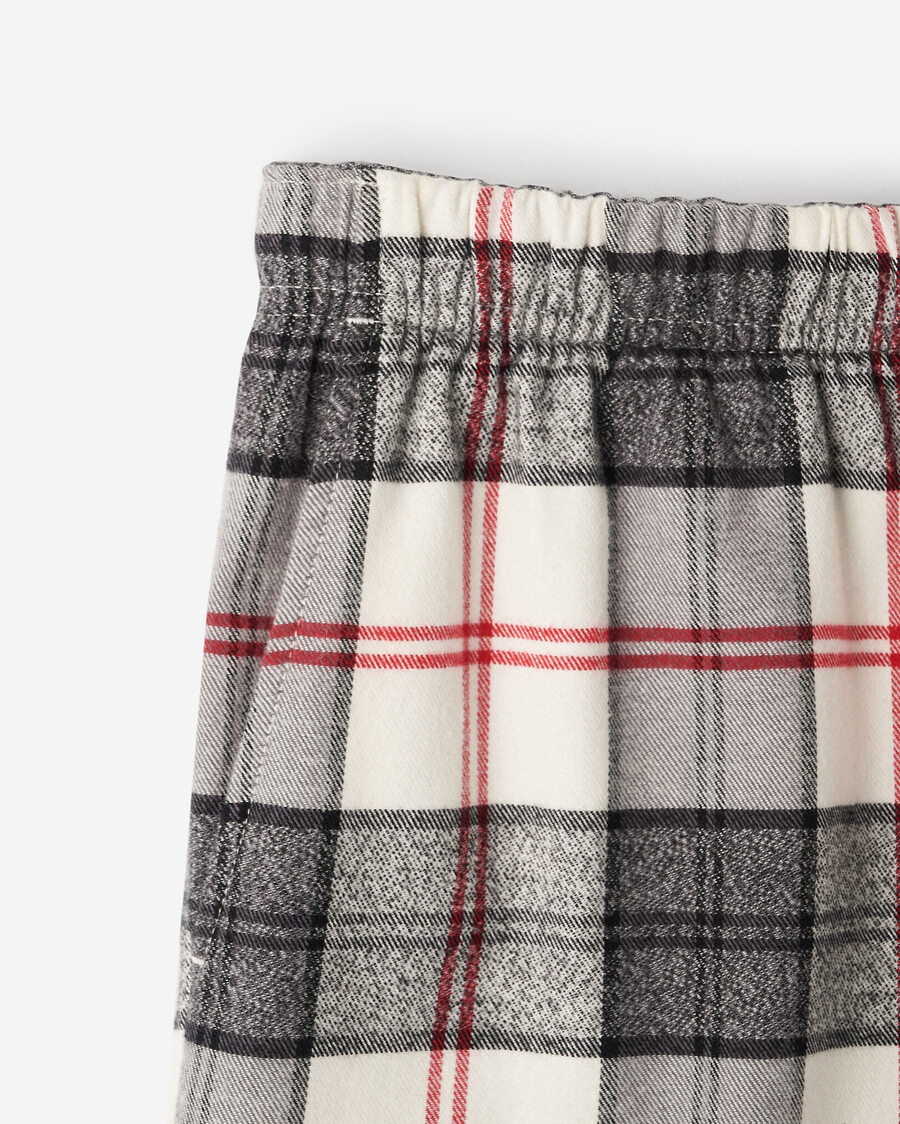 rutig pyjamaskort för kvinnor