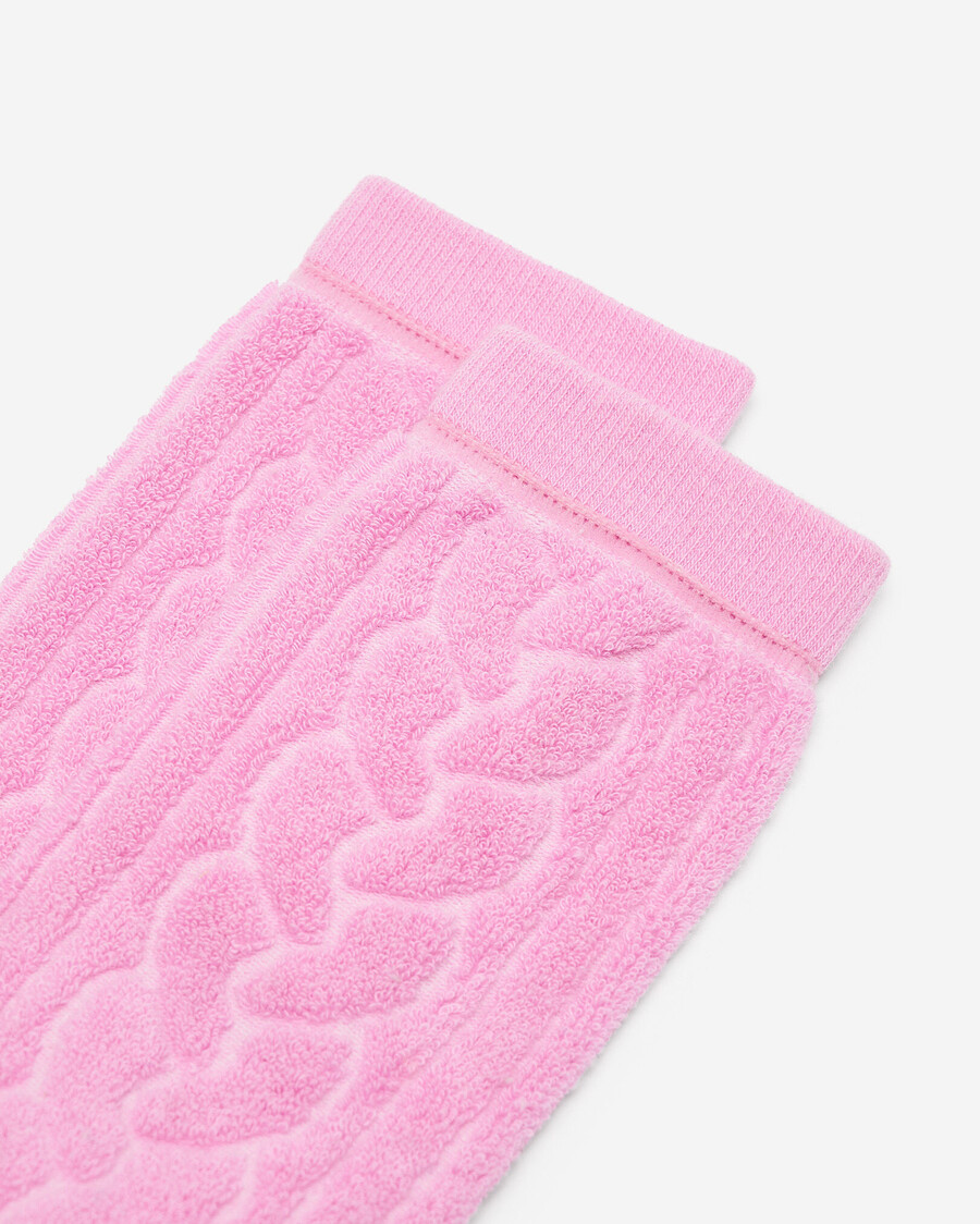 mysig stickad strumpa för vuxna