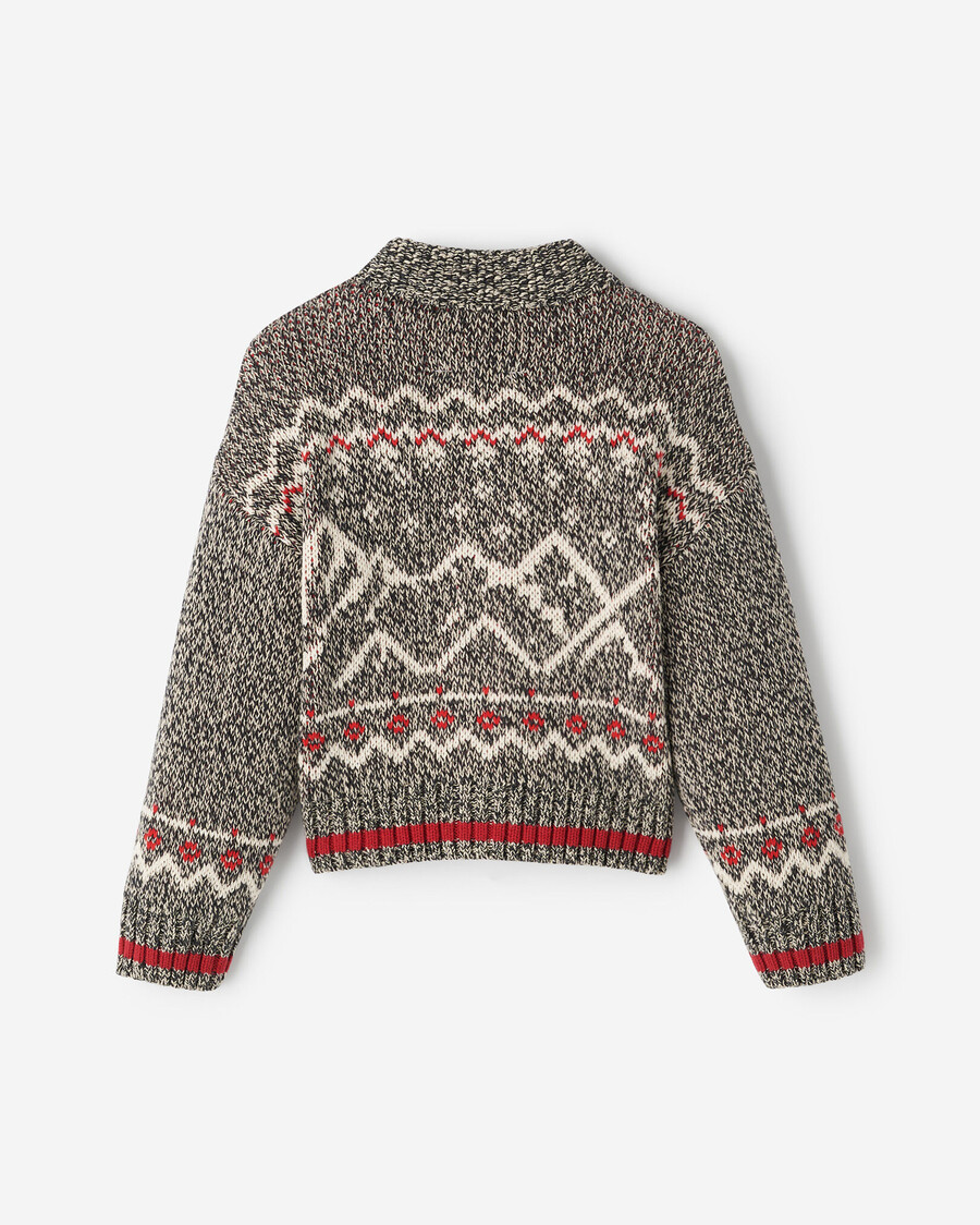fair isle kofta för småbarn