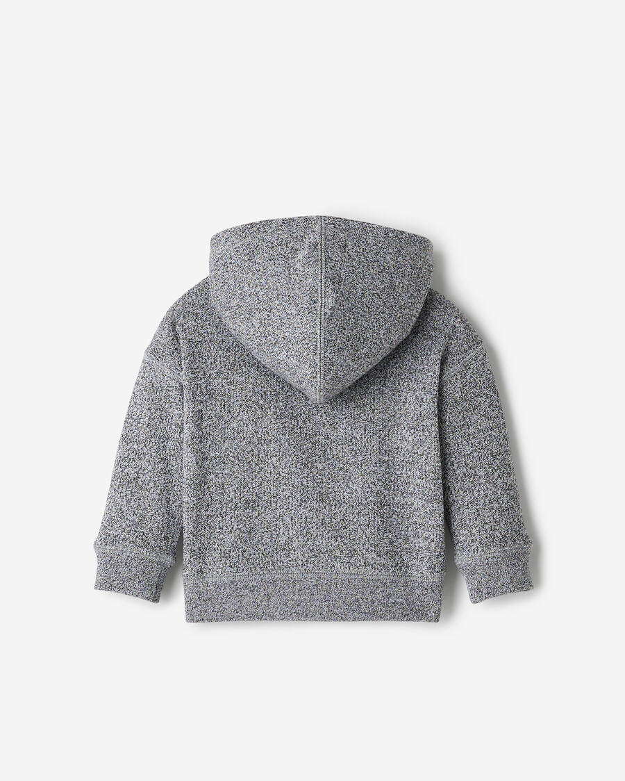 baby roots applikation hel dragkedja hoodie