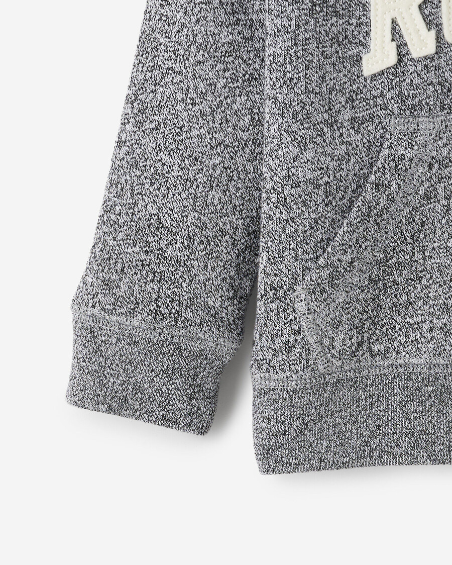 baby roots applikation hel dragkedja hoodie