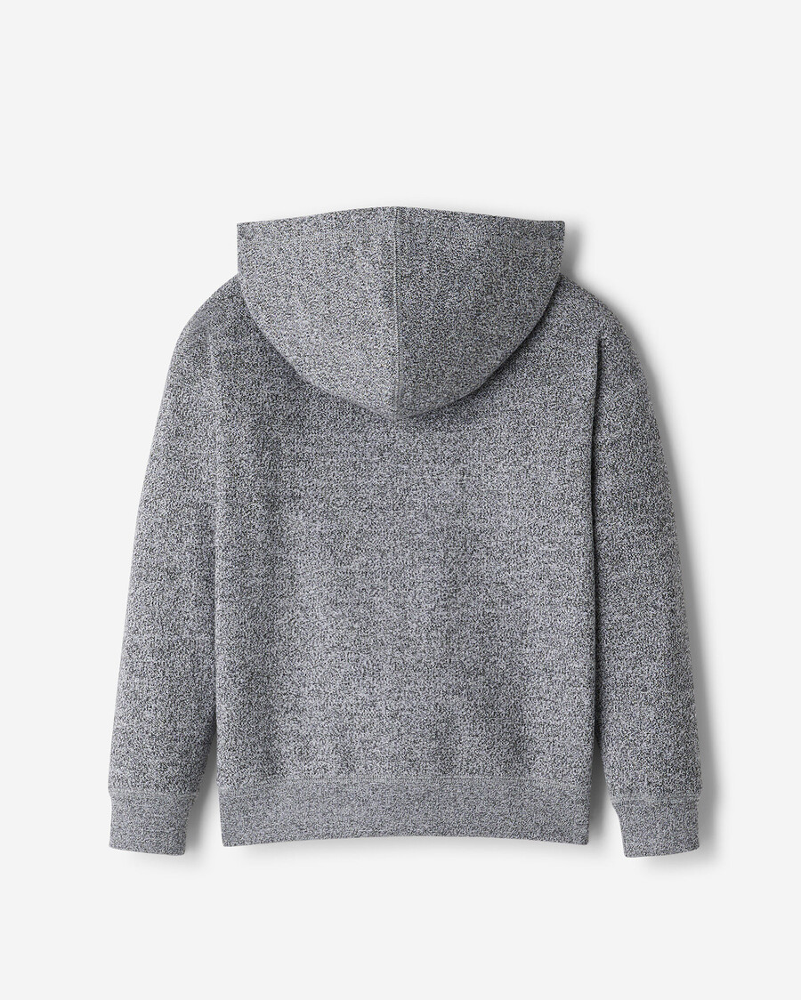 barn roots applikation hel dragkedja hoodie