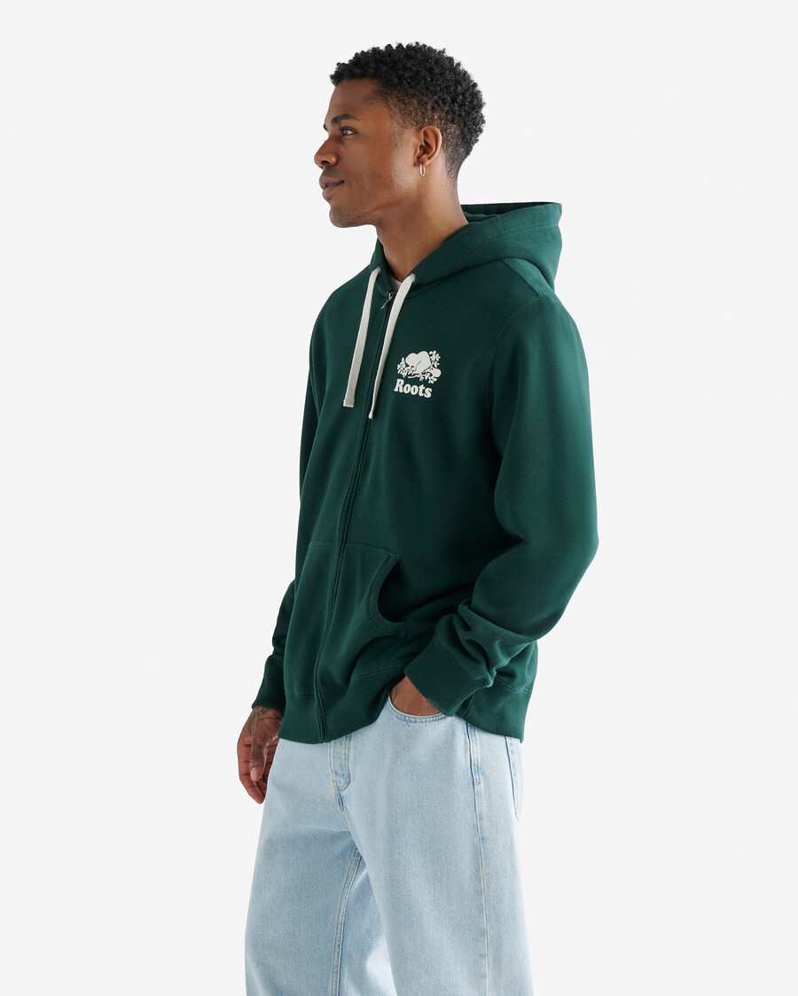 ekologisk original hel dragkedja hoodie