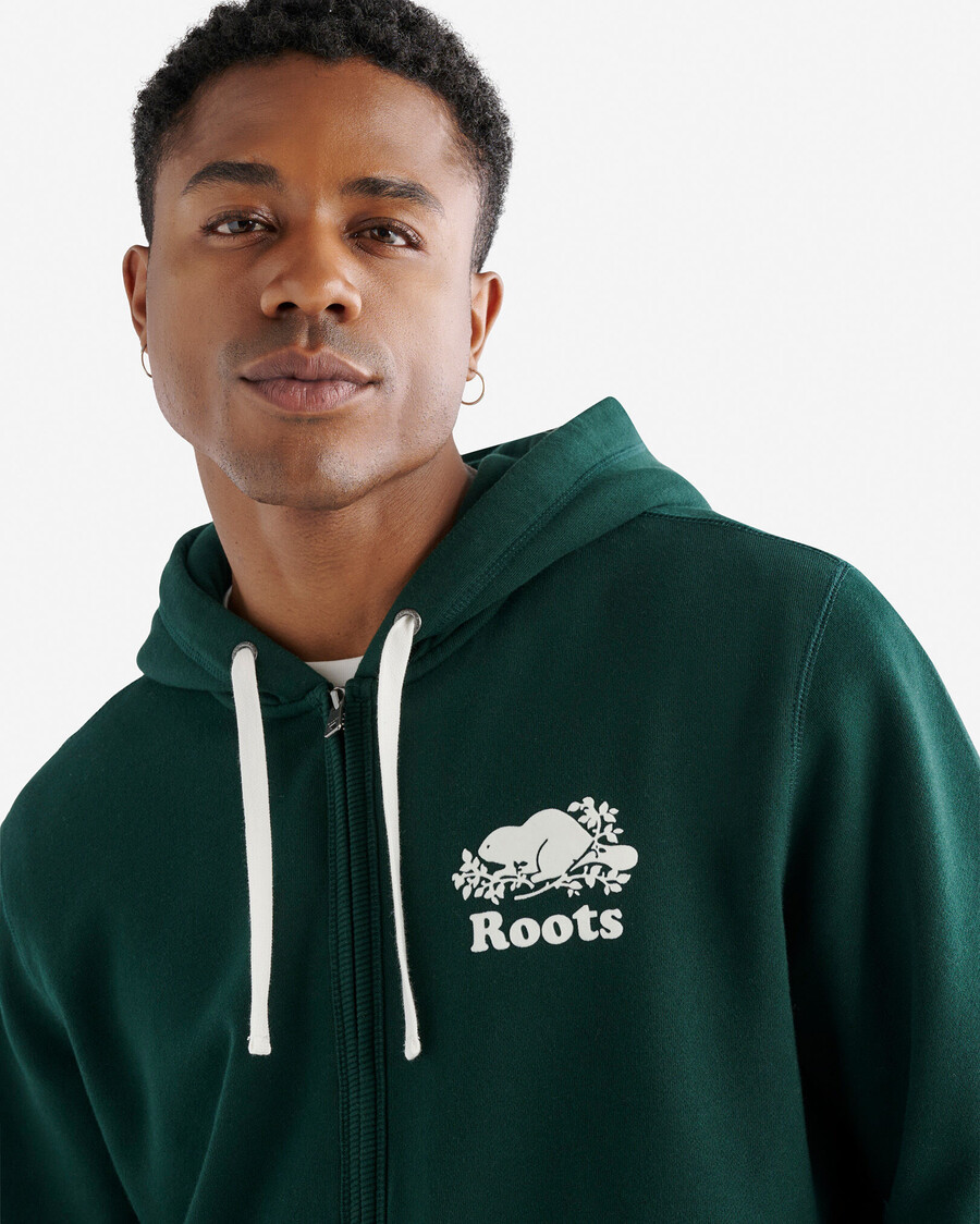 ekologisk original hel dragkedja hoodie