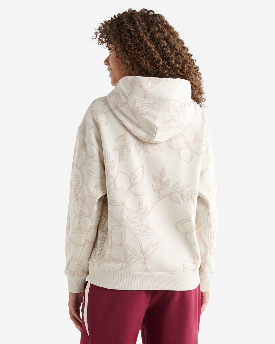 blommig one fit hoodie