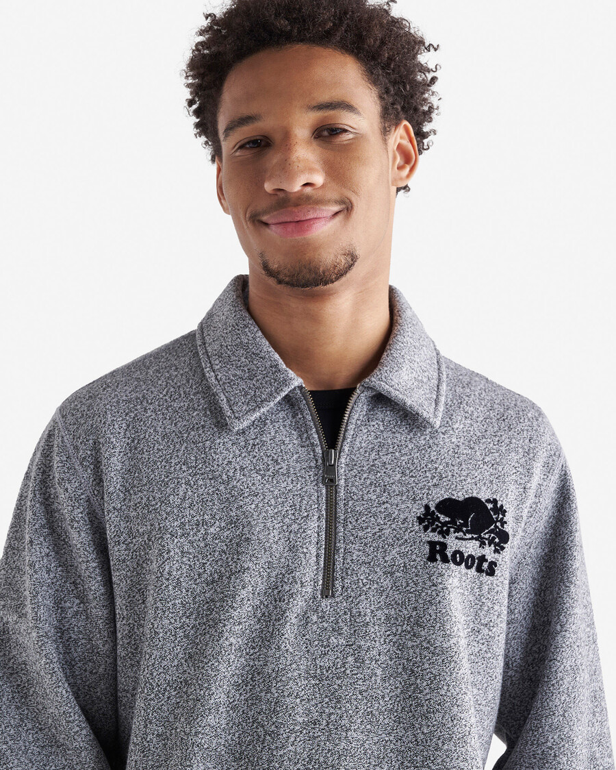 ekologisk original half zip polo