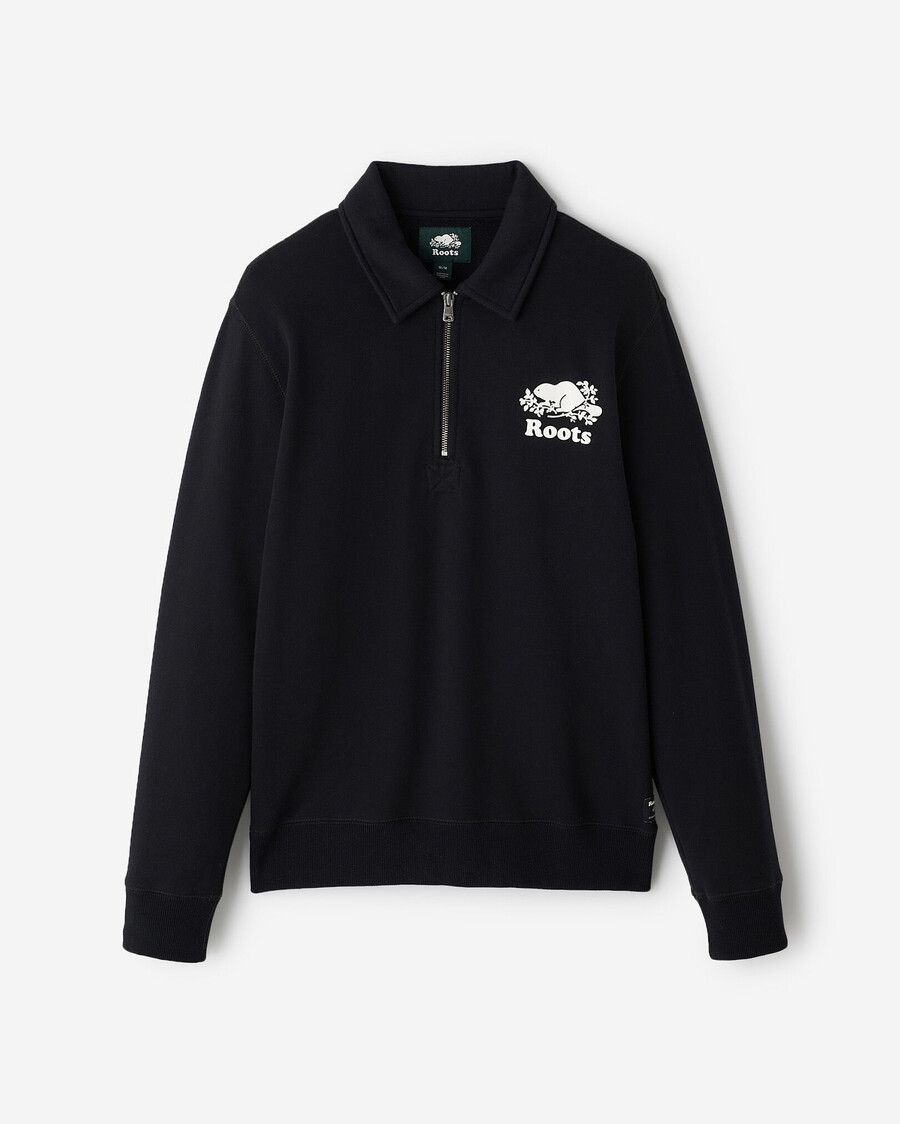 ekologisk original half zip polo