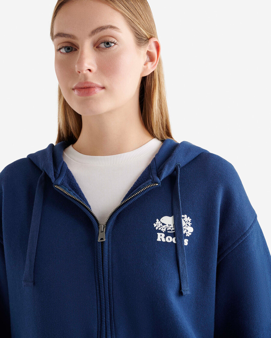 organic original relaxed full zip hoodie