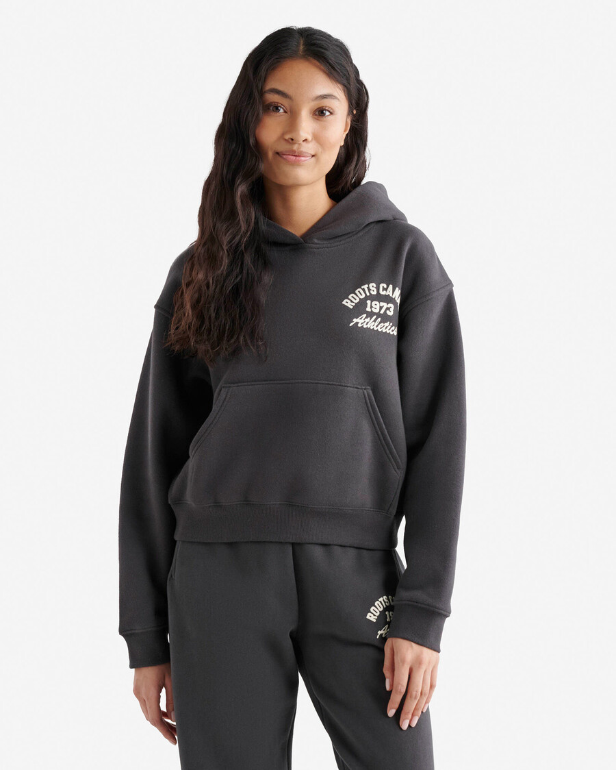 1973 friidrott krympt hoodie
