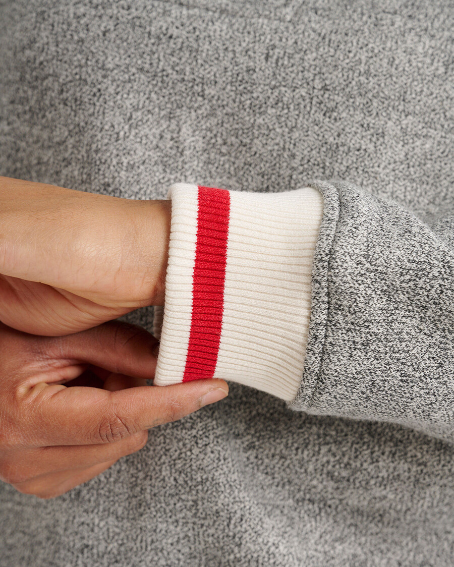 fleece med halv dragkedja
