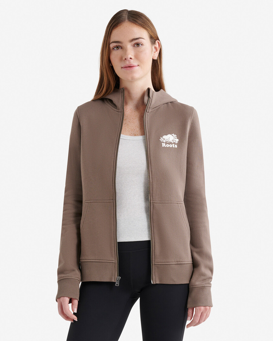 ekologisk cooper slim full zip hoodie
