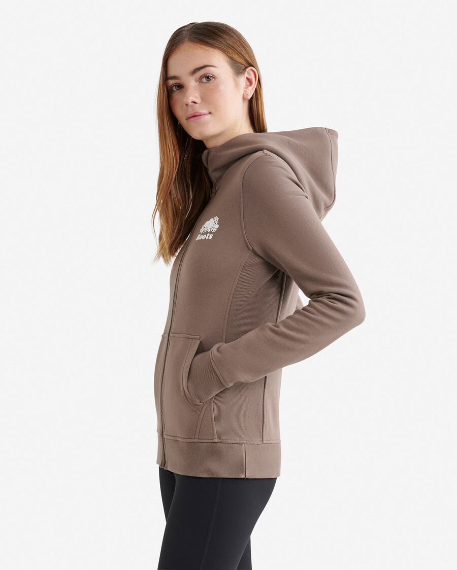 ekologisk cooper slim full zip hoodie