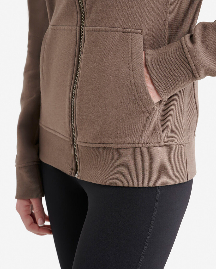 ekologisk cooper slim full zip hoodie