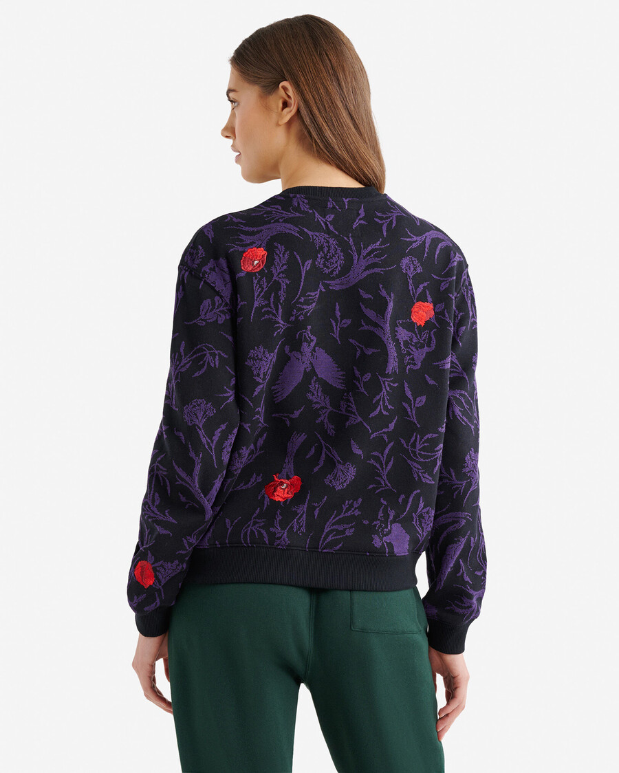 roots x wicked blommigt mönster topp