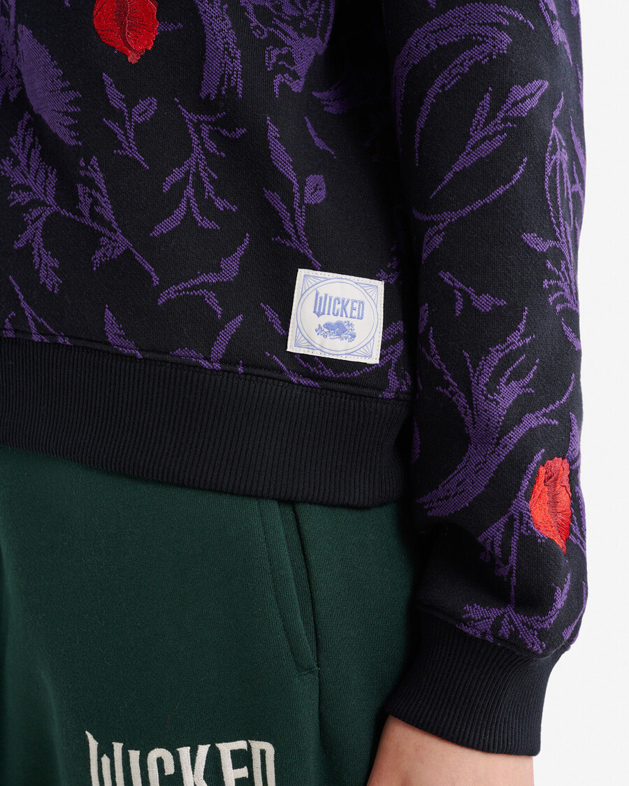 roots x wicked blommigt mönster topp